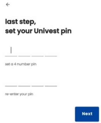 Univest App Offer