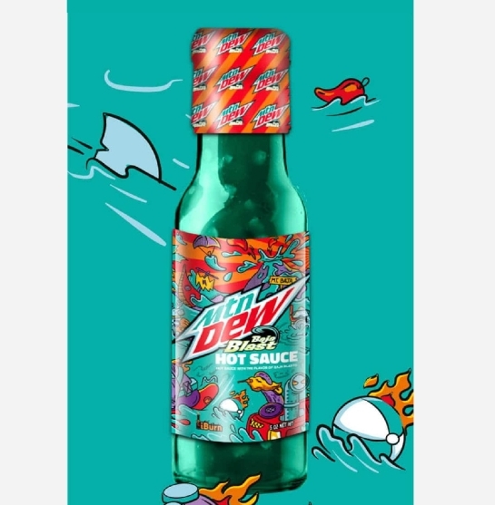 Mountain Dew Baja Blast Hot Sauce For Free | No Shipping