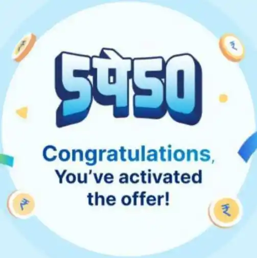 Paytm 5 Pe 50 Offer - Flat ₹50 Cash in Wallet