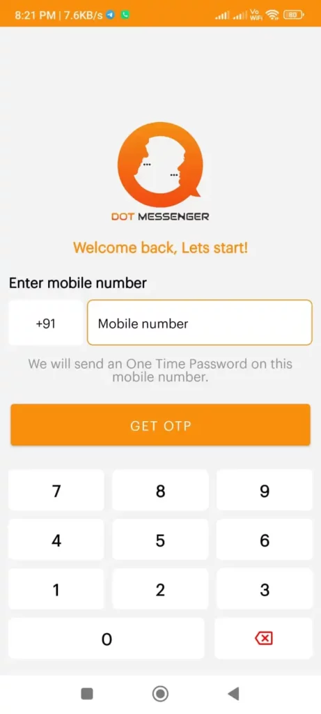 Dot Messenger App