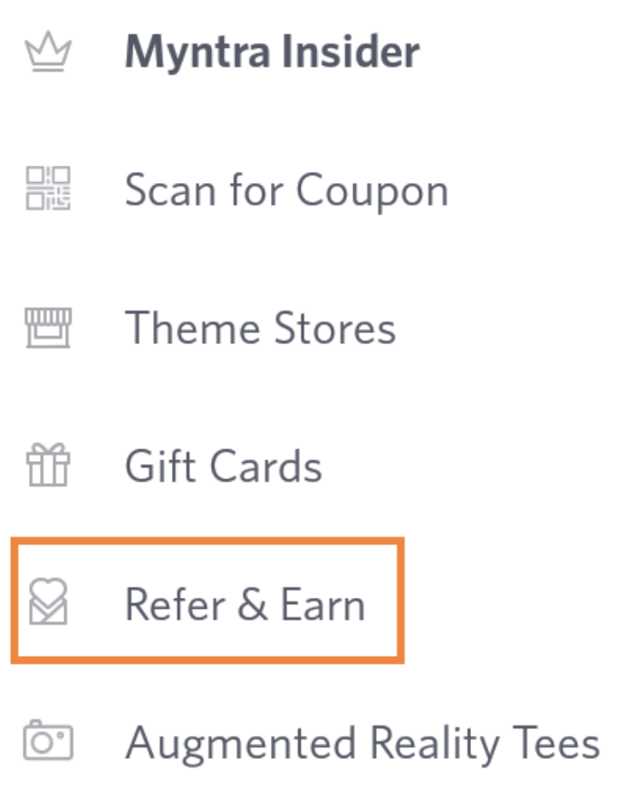 myntra refer earn