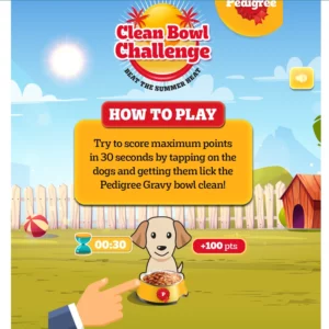 Pedigree Clean Bowl Challenge 