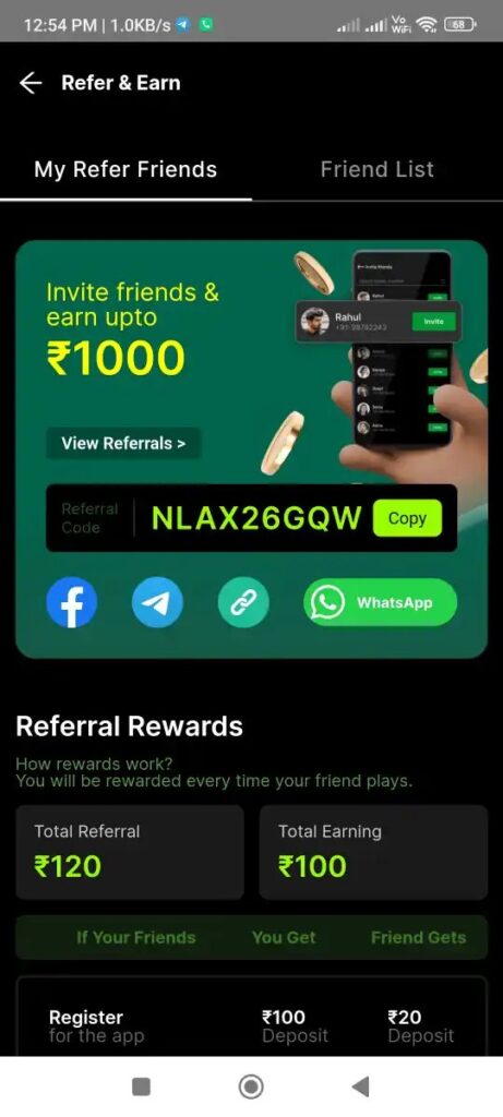 Viva 11 Refer and Earn Money