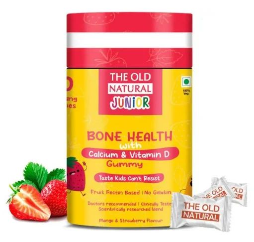 Bone Health Fruit Pectin-Based with Vitamin D 30 Gummies @ Just Rs.1