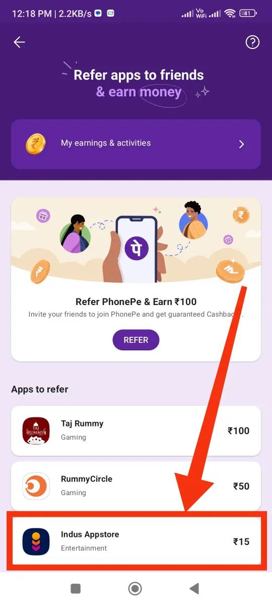 Indus Apps Referral